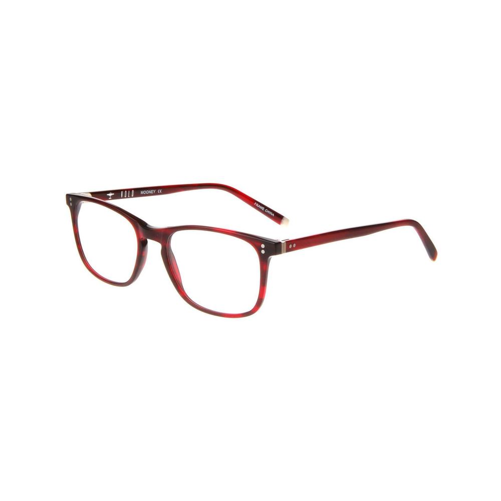NEW Thin & Light VOLO Matte Burgundy MOONEY Eyeglasses 53/18/150 with Case